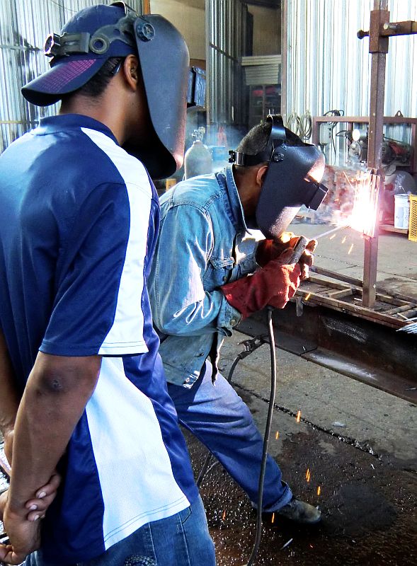 Calificación de soldador en la posición 3G