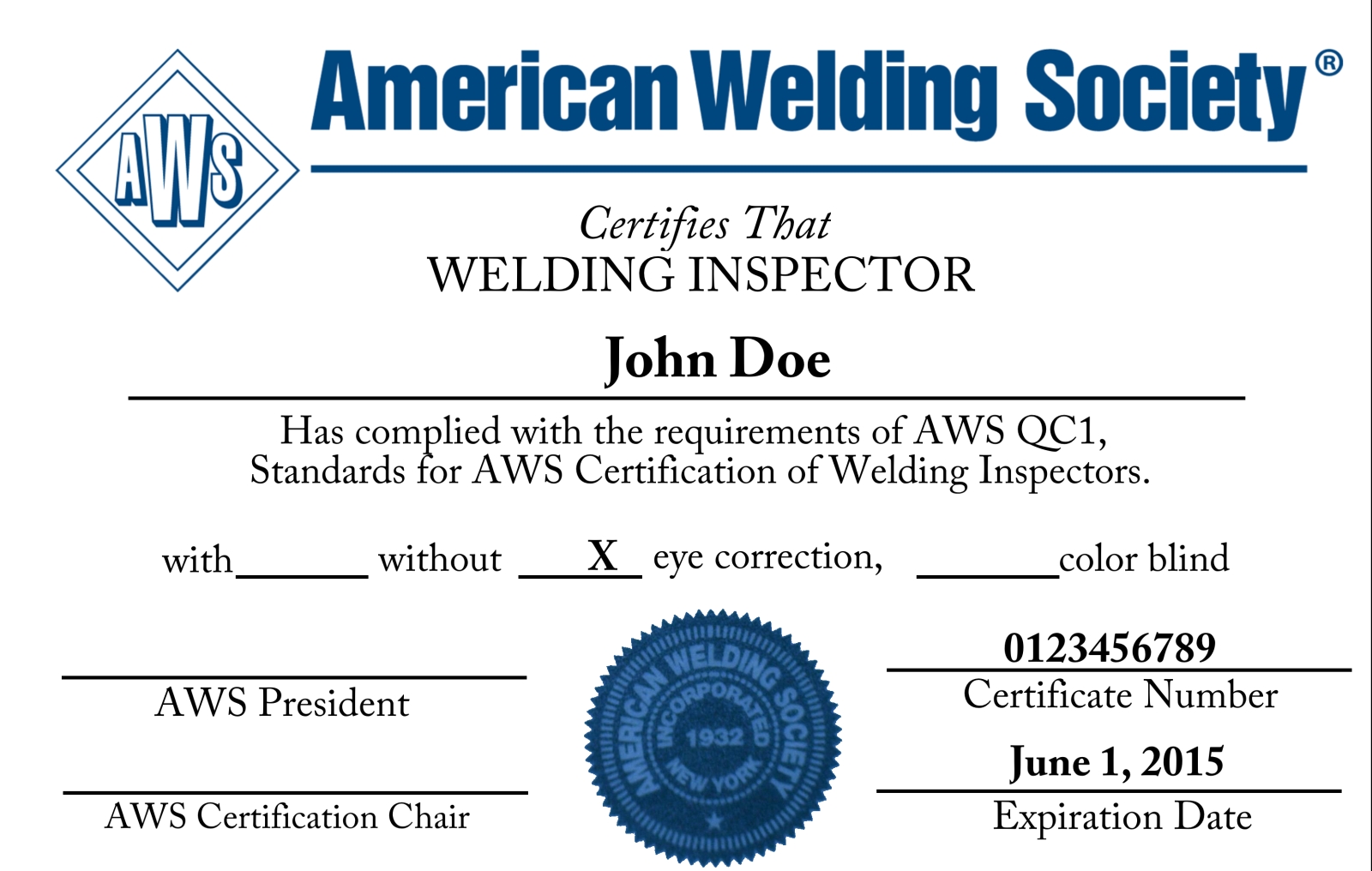 Ejemplo CWI Wallet Card